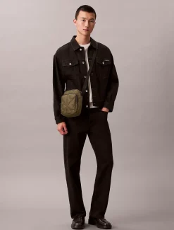 Calvin Klein Gesteppte Reporter Bag mit Monogramm-Logo^Herren Umhängetaschen & Schultertaschen|Taschen