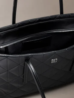 Calvin Klein Gesteppte Tasche mit Emblem-Logo^Damen Tote Bags|Taschen