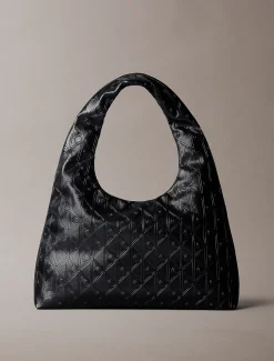 Calvin Klein Gesteppte Umhängetasche mit Emblem-Logo^Damen SchultertaschenFrisch Eingetroffen|Taschen