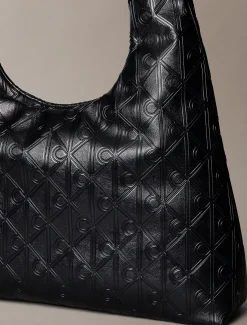 Calvin Klein Gesteppte Umhängetasche mit Emblem-Logo^Damen SchultertaschenFrisch Eingetroffen|Taschen