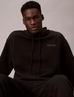 Calvin Klein Gesteppter Lounge-Hoodie aus Fleece^Herren Nachtwäsche & LoungewearFrisch Eingetroffen