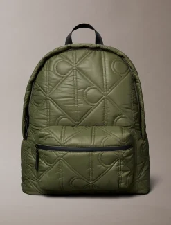 Calvin Klein Gesteppter Rucksack mit Monogramm-Logo^Damen Taschen & Accessoires|RucksäckeFrisch Eingetroffen