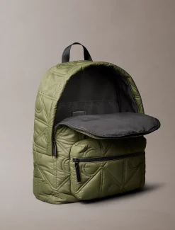 Calvin Klein Gesteppter Rucksack mit Monogramm-Logo^Damen Taschen & Accessoires|RucksäckeFrisch Eingetroffen