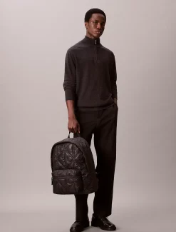 Calvin Klein Gesteppter Rucksack mit Monogramm-Logo^Damen Taschen & Accessoires|RucksäckeFrisch Eingetroffen