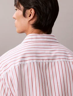 Calvin Klein Gestreiftes Baumwoll-Popeline-Hemd^Herren Hemden & Poloshirts