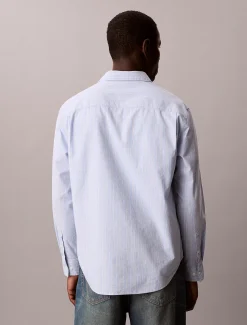 Calvin Klein Gestreiftes, lässiges Button-Down-Hemd^Herren Hemden & Poloshirts