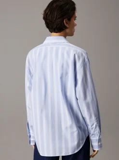 Calvin Klein Gestreiftes, lässiges Hemd^Damen Hemden & Blusen