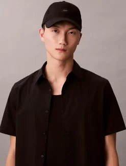 Calvin Klein Gewebte Kappe mit Monogramm-Aufnäher^Herren Kappen & MützenFrisch Eingetroffen