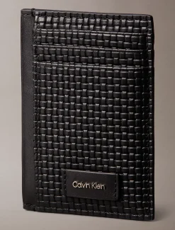 Calvin Klein Gewebtes Kartenetui mit Prägung^Herren Geldbörsen & Kartenetuis