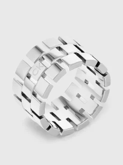 Calvin Klein Glieder-Ring aus Edelstahl^Damen Uhren & Schmuck