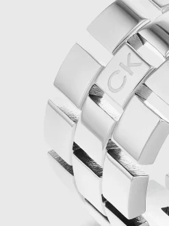 Calvin Klein Glieder-Ring aus Edelstahl^Damen Uhren & Schmuck