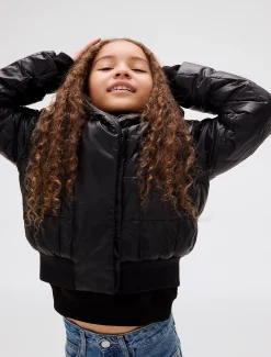 Calvin Klein Glänzende Nylon-Steppjacke^Kinder Jacken & MäntelFrisch Eingetroffen|Kleidung