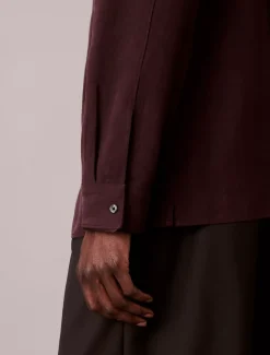 Calvin Klein Glänzendes, lässiges Hemd mit Camp-Kragen^Herren Hemden & Poloshirts