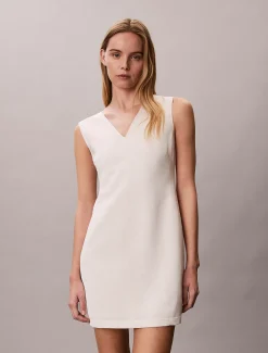 Calvin Klein Glänzendes Minikleid mit Struktur^Damen Kleider & Röcke