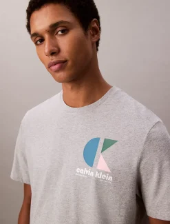 Calvin Klein Grafik-Logo-T-Shirt^Herren T-shirts