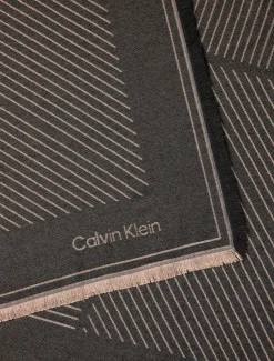 Calvin Klein Grafik-Schal mit Emblem-Logo^Damen Schals & Handschuhe