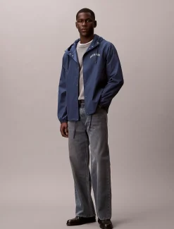 Calvin Klein Grafische Logo-Jacke mit Kapuze von Coach^Herren JackenFrisch Eingetroffen