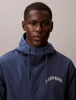 Calvin Klein Grafische Logo-Jacke mit Kapuze von Coach^Herren JackenFrisch Eingetroffen