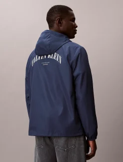 Calvin Klein Grafische Logo-Jacke mit Kapuze von Coach^Herren JackenFrisch Eingetroffen