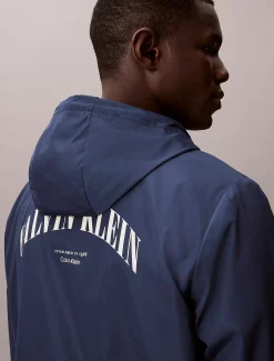 Calvin Klein Grafische Logo-Jacke mit Kapuze von Coach^Herren JackenFrisch Eingetroffen