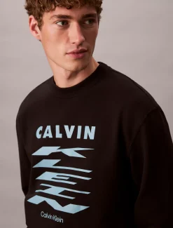 Calvin Klein Grafisches Logo-Sweatshirt^Herren Hoodies & Sweatshirts