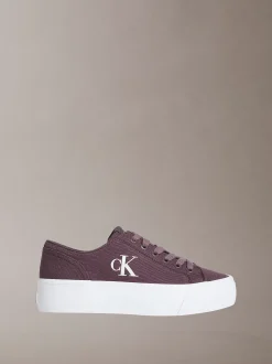 Calvin Klein Graz - Plateau-Sneakers aus Canvas^Damen SneakerFrisch Eingetroffen