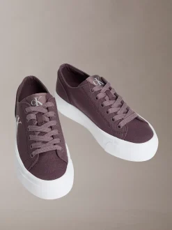 Calvin Klein Graz - Plateau-Sneakers aus Canvas^Damen SneakerFrisch Eingetroffen