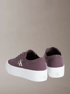 Calvin Klein Graz - Plateau-Sneakers aus Canvas^Damen SneakerFrisch Eingetroffen