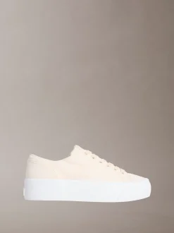 Calvin Klein Graz - Plateau-Sneakers aus Canvas^Damen SneakerFrisch Eingetroffen