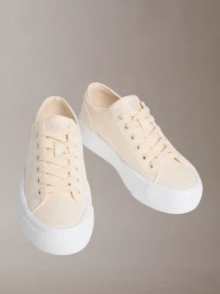 Calvin Klein Graz - Plateau-Sneakers aus Canvas^Damen SneakerFrisch Eingetroffen
