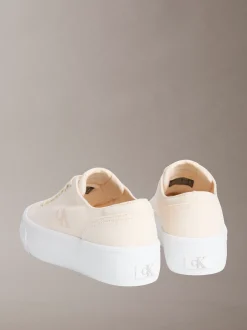 Calvin Klein Graz - Plateau-Sneakers aus Canvas^Damen SneakerFrisch Eingetroffen