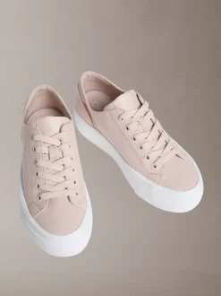 Calvin Klein Graz - Plateau-Sneakers aus Canvas^Damen SneakerFrisch Eingetroffen
