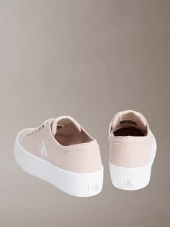 Calvin Klein Graz - Plateau-Sneakers aus Canvas^Damen SneakerFrisch Eingetroffen