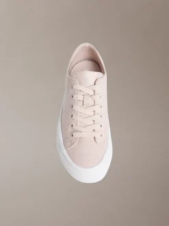 Calvin Klein Graz - Plateau-Sneakers aus Canvas^Damen SneakerFrisch Eingetroffen