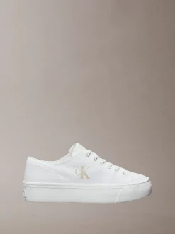 Calvin Klein Graz - Plateau-Sneakers aus Canvas^Damen SneakerFrisch Eingetroffen