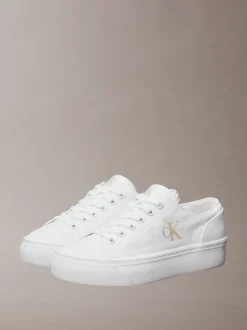 Calvin Klein Graz - Plateau-Sneakers aus Canvas^Damen SneakerFrisch Eingetroffen