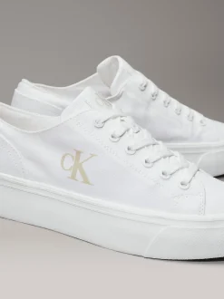 Calvin Klein Graz - Plateau-Sneakers aus Canvas^Damen SneakerFrisch Eingetroffen