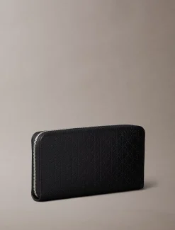 Calvin Klein Großes Lederportemonnaie mit Rundum-Reißverschluss^Damen Geldbörsen & Etuis