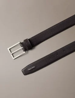 Calvin Klein Gürtel aus strukturiertem Vollnarbenleder^Herren Gürtel