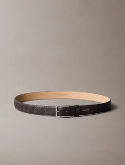 Calvin Klein Gürtel aus strukturiertem Vollnarbenleder^Herren Gürtel
