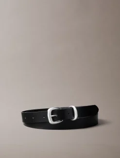 Calvin Klein Gürtel aus Vollnarbenleder mit auffälliger Schnalle^Damen Gürtel