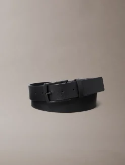 Calvin Klein Gürtel aus Vollnarbenleder mit Logo-Emblem^Herren Gürtel