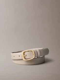 Calvin Klein Gürtel aus Vollnarbenleder mit auffälliger Schnalle^Damen Gürtel