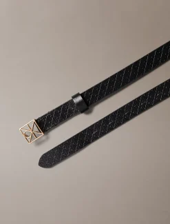 Calvin Klein Gürtel aus Vollnarbenleder mit Logo-Emblem^Damen Gürtel