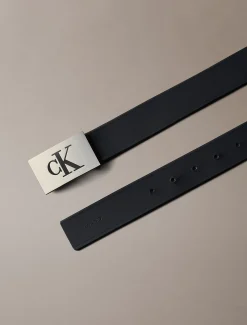 Calvin Klein Gürtel aus Vollnarbenleder mit Logo und Koppelschnalle^Herren Gürtel