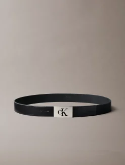 Calvin Klein Gürtel aus Vollnarbenleder mit Logo und Koppelschnalle^Herren Gürtel