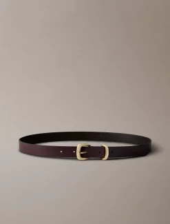 Calvin Klein Gürtel aus Vollnarbenleder mit auffälliger Schnalle^Damen Gürtel