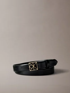 Calvin Klein Gürtel aus Vollnarbenleder mit Logo-Emblem^Damen Gürtel