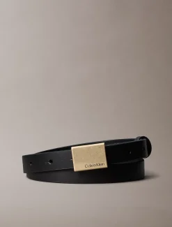 Calvin Klein Gürtel aus Vollnarbenleder mit Koppelschnalle^Damen Gürtel