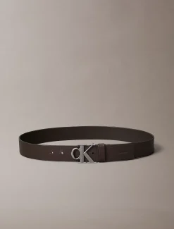 Calvin Klein Gürtel aus Vollnarbenleder mit Logo und Koppelschnalle^Herren Gürtel